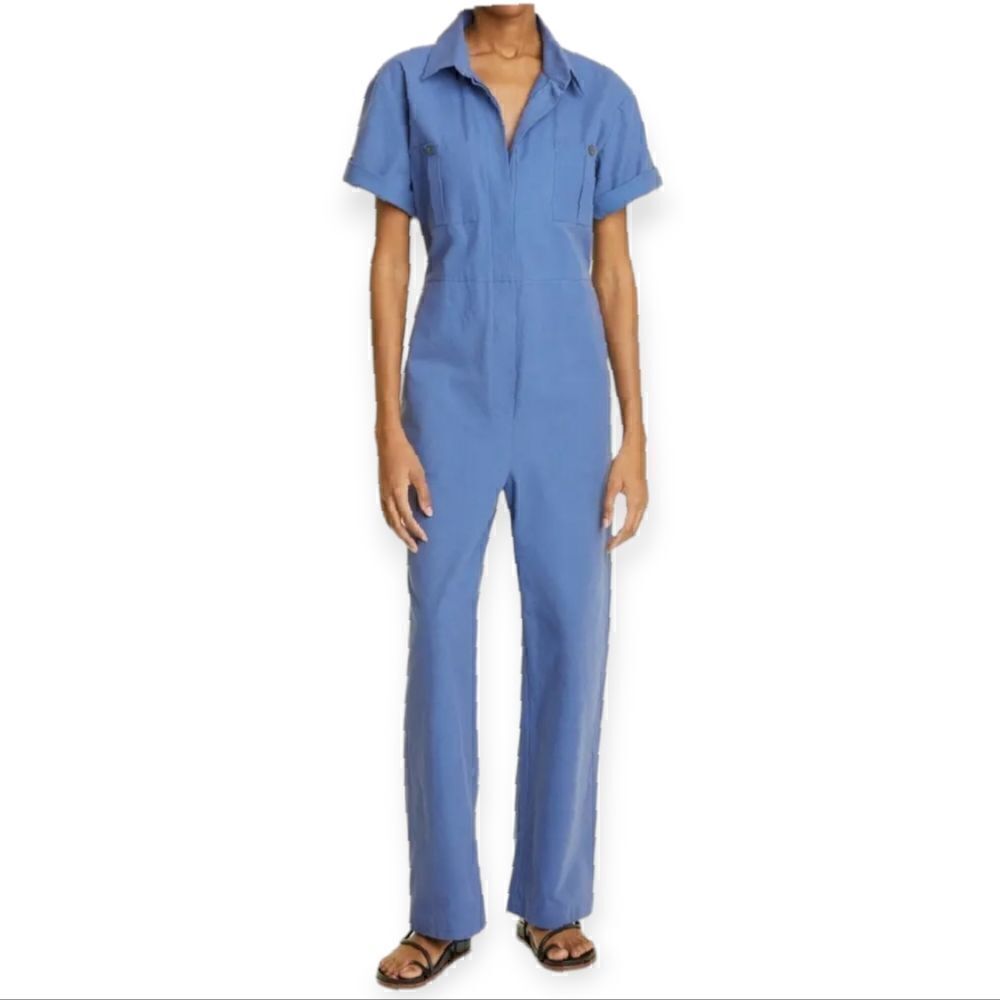Mara Hoffman Kailyn recycled cotton utility jumpsuit, xxs